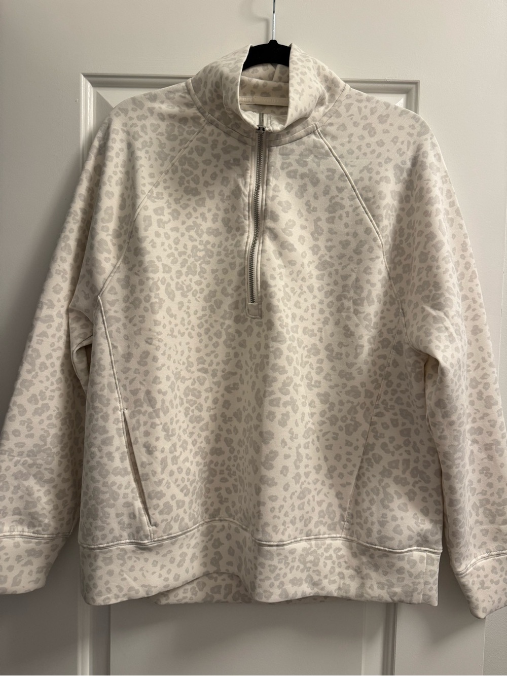 Abercrombie & Fitch Leopard Quarter Zip